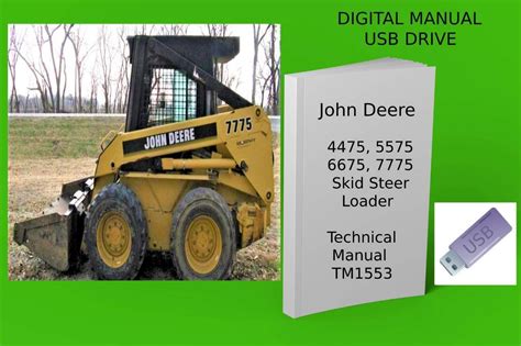 john deere skid steer 4475|john deere 7775 manual.